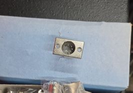 DIN Einbaubuchse 5-polig Metall  50Stk