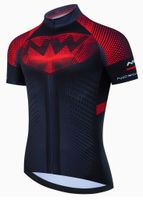 Maillot cycliste taille xxL rouge/noir - État neuf