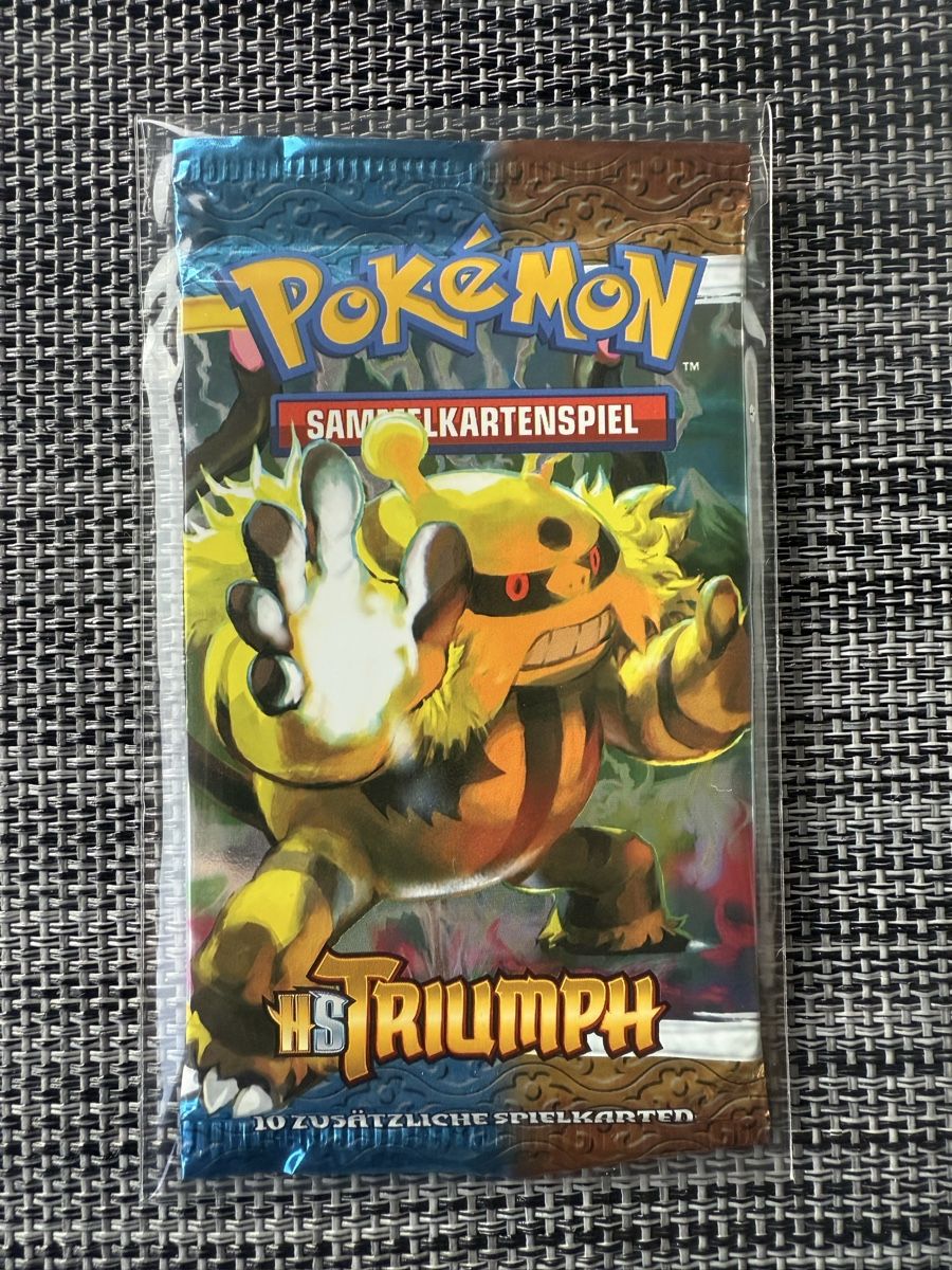 Pokémon Carte collezionabili: Pokemon 4x HS Triumphant Booster – Nuovo e nell'imballaggio originale da Zürich venduto da Cardimon 4