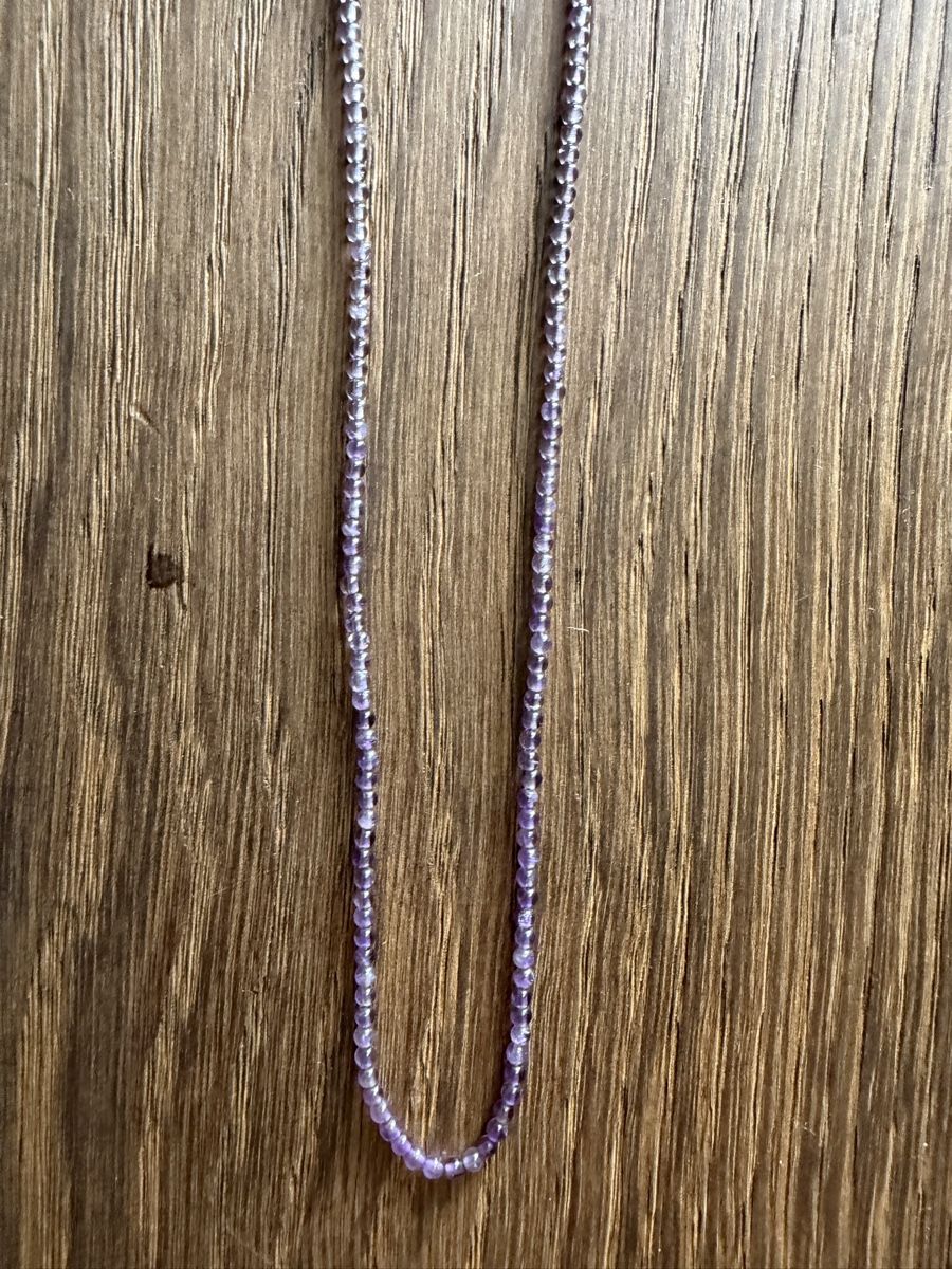 Thomas Sabo Catenine: THOMAS SABO Wunderschöne Amethyst Kette 925 Silber – Nuovo (secondo la descrizione) da Maur venduto da my_private_sale 1