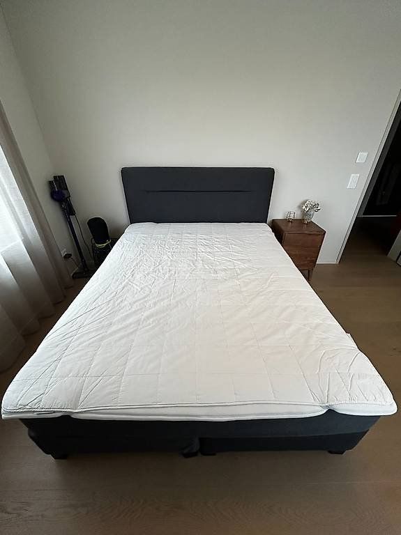 Ikea Letti: IKEA HEMFJÄLLET Boxspringbett 160 x 200 cm – Usato da Attikon venduto da hkh4u 3