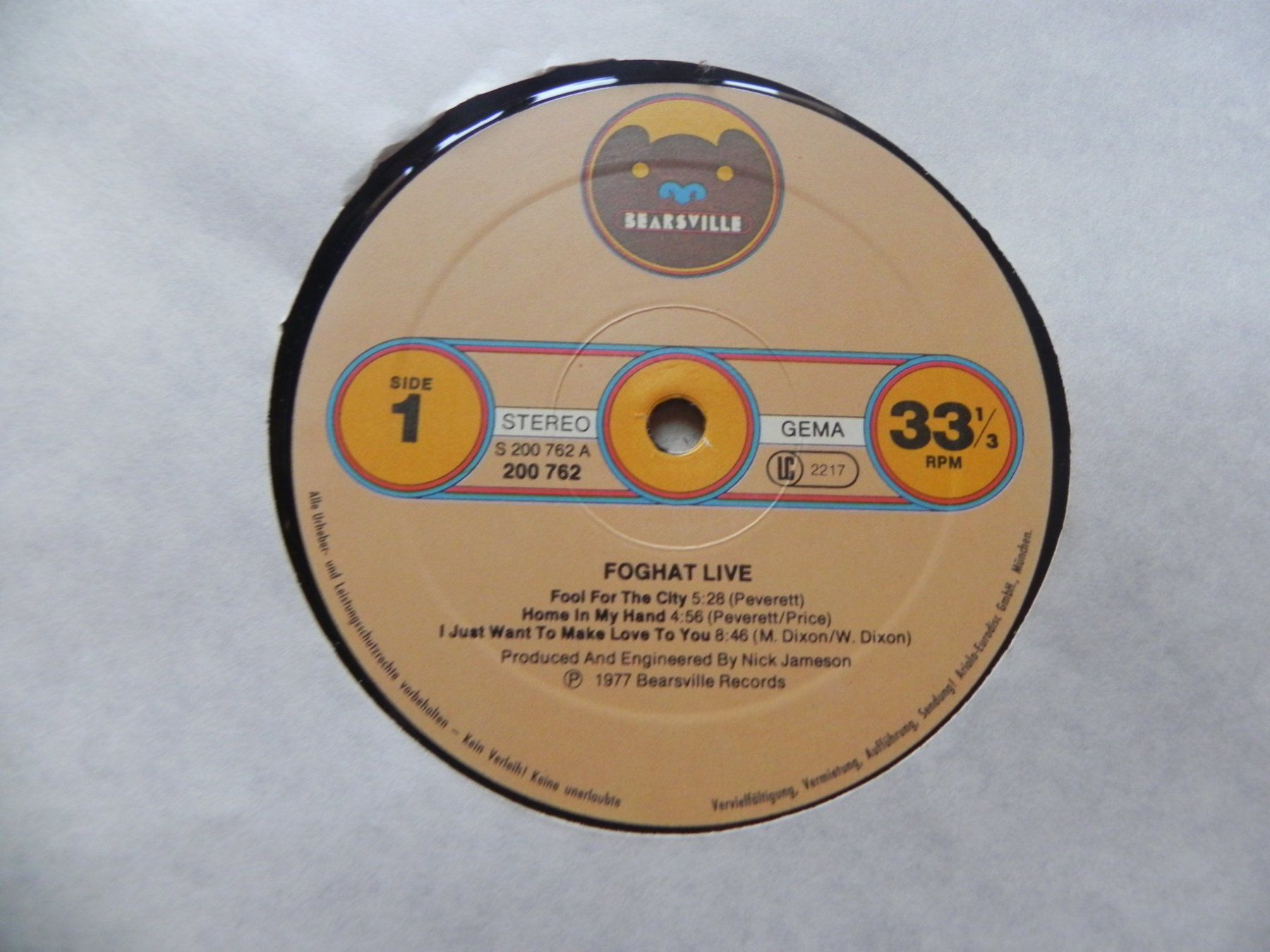Schallplatten: LP brit. Hardrock Blues Rock Band Foghat 1977 ? Live – Gebraucht aus Siebnen von krimsie 4