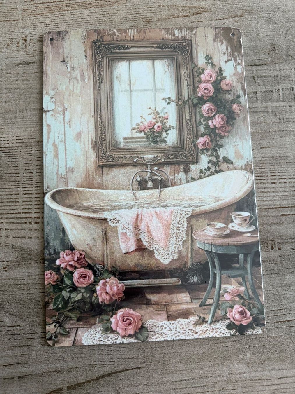 Ecriteaux: Deko Blechschild Shabby Chic / Vintage, Neu – Neuf avec emballage d'origine à Wolfwil par Inseider12