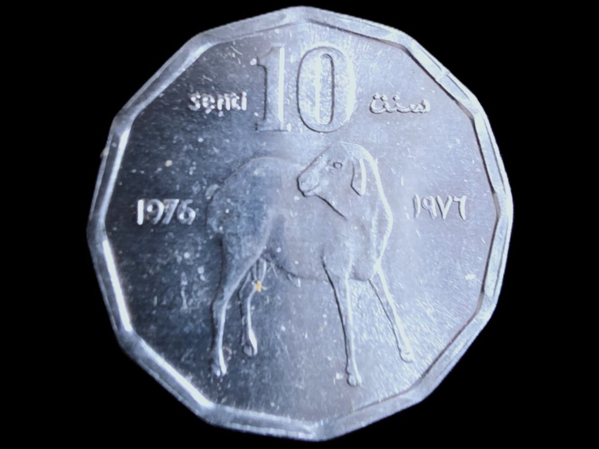 Toutes les monnaies: SOMALIEN 10 SENTI 1976 – D'occasion à winterthur par CoinPassion