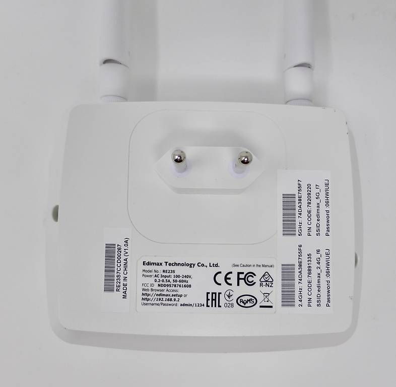 WiFi: WiFi repeater Edimax RE23S – Usato da S. Vittore venduto da damonbonesi 1