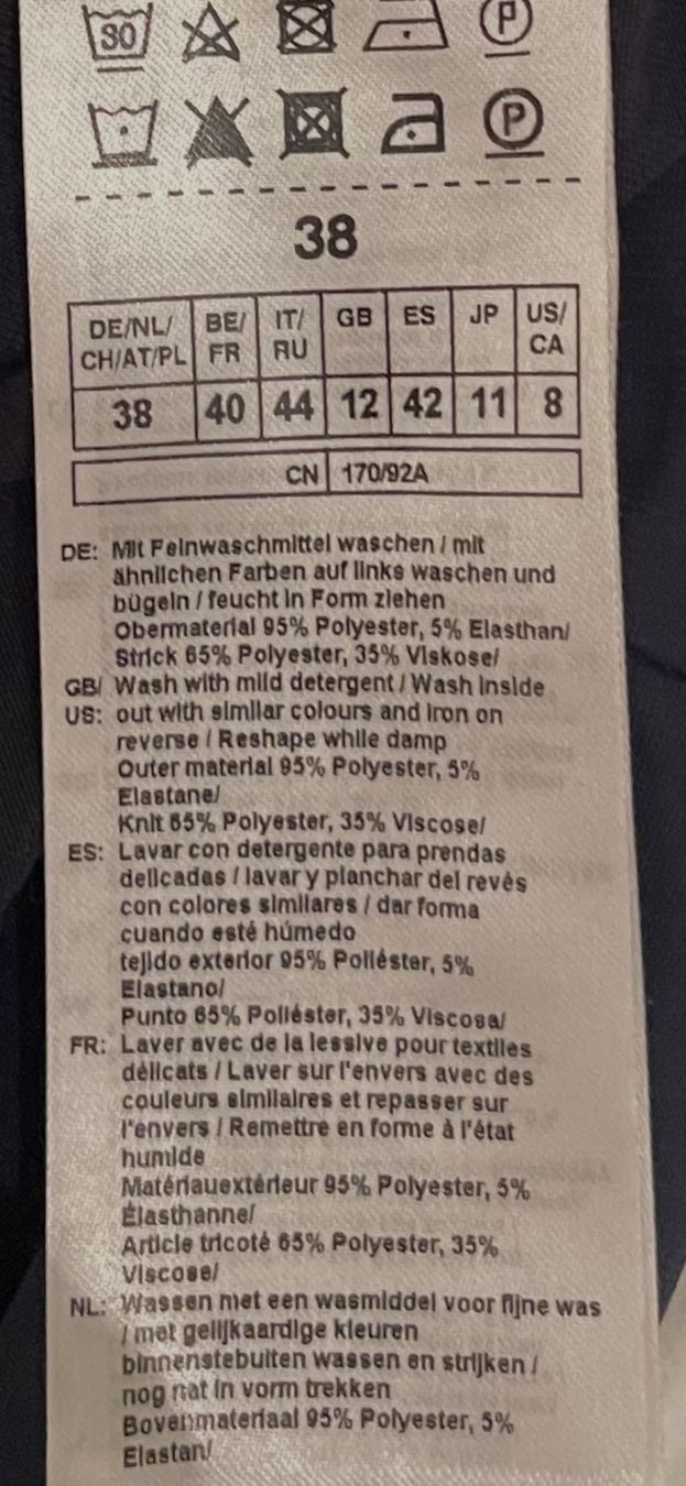 Gerry Weber Vestiti: Kleid Gerry Weber  Grösse 38 rot schwarz weiss – Nuovo (secondo la descrizione) da Wetzikon ZH venduto da Schrungus 2