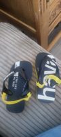 Tongs Havaianas enfant bleu et jaune pointure 22