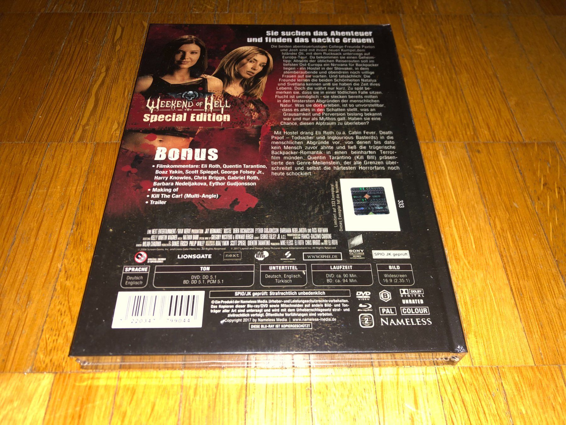 Tous les DVDs: Hostel - MEDIABOOK - A - UNRATED – Neuf avec emballage d'origine à Basel par havsok 1
