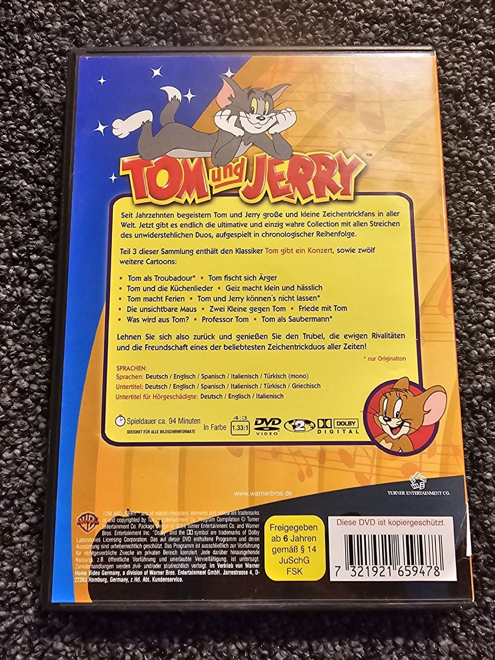 Tutti i DVDs: Tom & Jerry - Classic Collection 3(19445) – Usato da Ruswil venduto da jan_bxl5 1