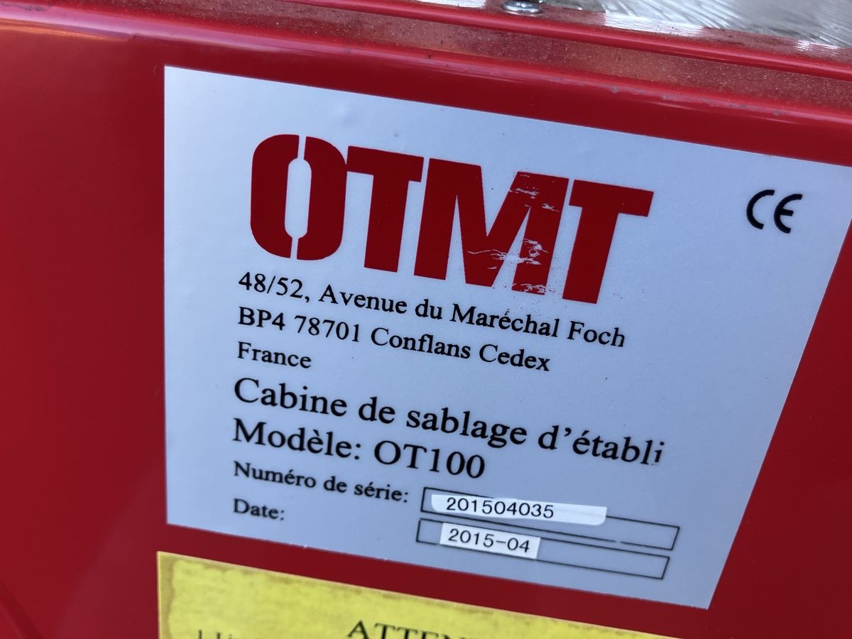 Tutte le macchine: Sandstrahlkabine OTMT Modell OT100  – Nuovo (secondo la descrizione) da Uerkheim venduto da Dealer-4813 5