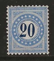 1878 : Porto Nr. 5IK, ungebraucht *, KP 330.--
