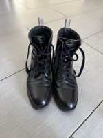 GANT Schnürboots Leder schwarz Gr. 38