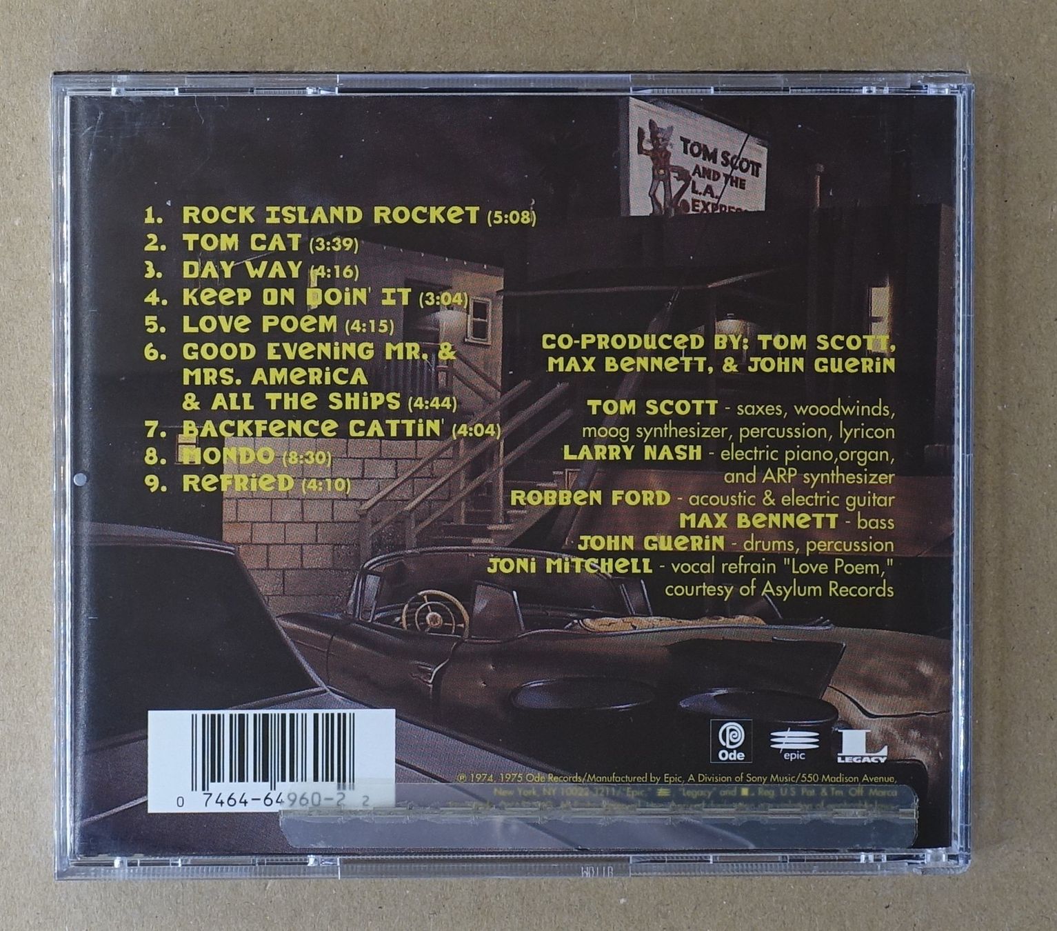 CD: Tom Scott & The L.A. Express – Tom Cat - D24 – Usato da Sessa venduto da discoverymedia 1