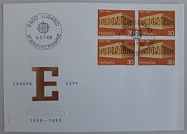 Schweiz 1969 Sonderbrief CEPT