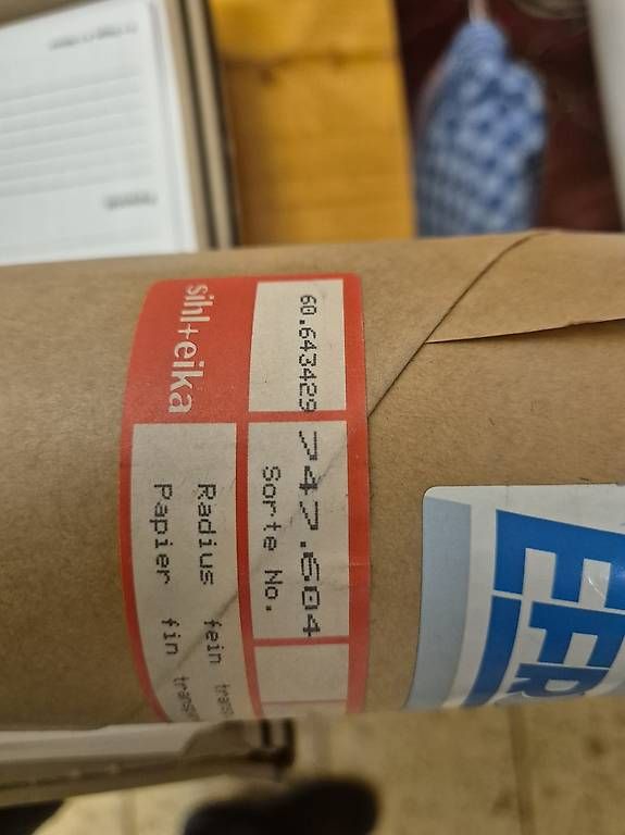 Materiale di riempimento: Sihl + Eika Papier – Usato da Schlieren venduto da Physik 2