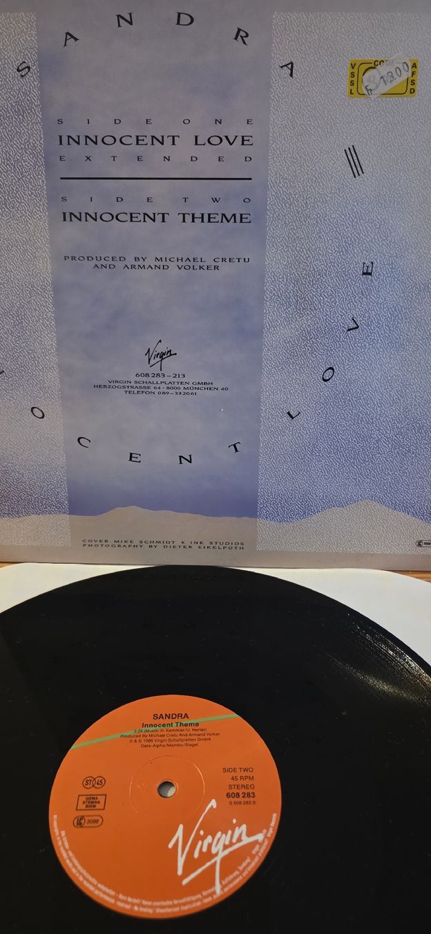 Dischi in vinile: Sandra - Innocent Love 1986 Vg,Vg – Usato da Yvonand venduto da RF-VINYL 5