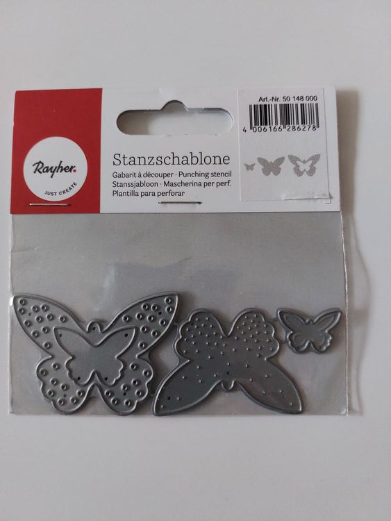 TAOYUN Leder Stanzschablone Schmetterling - 3-teiliges Set Für Handwerk & Basteln