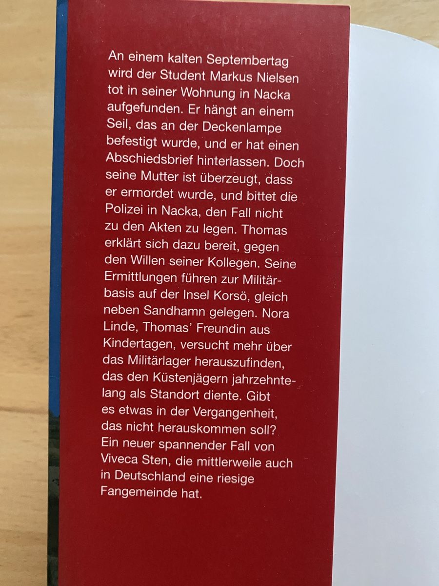 Livres: Mörderische Schärennächte - Viveca Sten – D'occasion à Schwarzenburg par Michellu 4