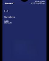 ELIF Koplex 457 Stehplatz 02.12.2026