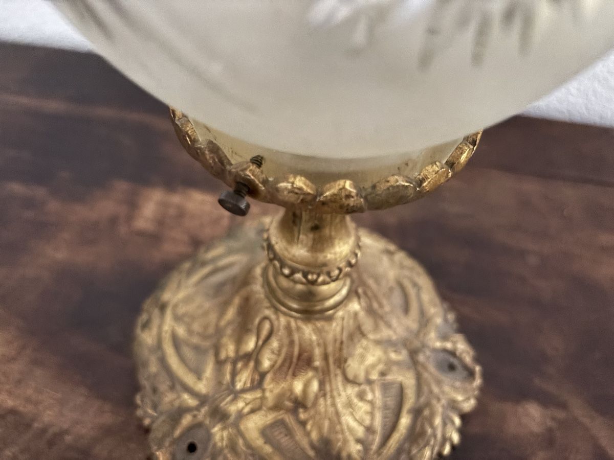 Lampadari & plafoniere: Lampe de table Art Déco verre dépoli – Usato da Cressier NE venduto da jbneuen 3
