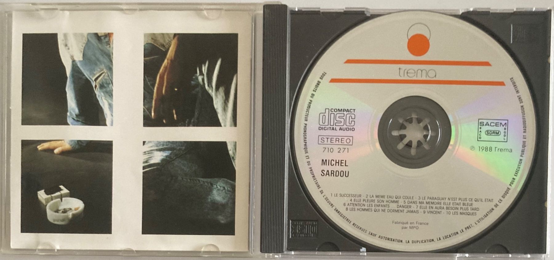 CDs: MICHEL SARDOU - LA MÊME EAU QUI COULE – Gebraucht aus Poliez-Pittet von Newtown-Records 2