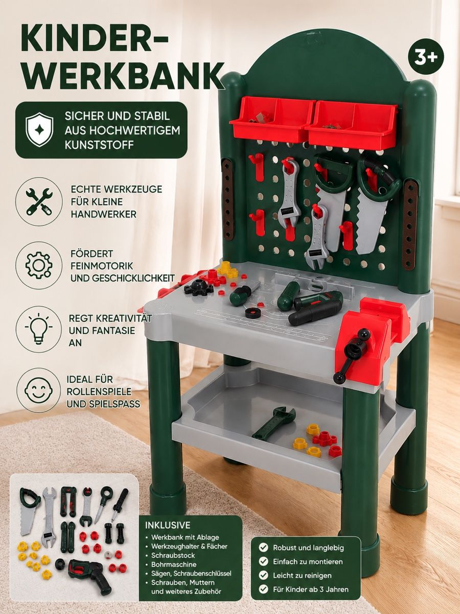 Giocattoli: Kinder Werkbank – Usato da Binningen venduto da rit_7nbr 2