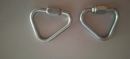 spez. DELTA Karabiner mit Schraubverschluss 2er set.