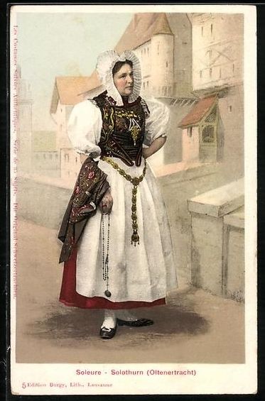 Cartes postales: Solothurn / Soleure, Schweizerin in Olte – D'occasion à Berlin par bartko-reher