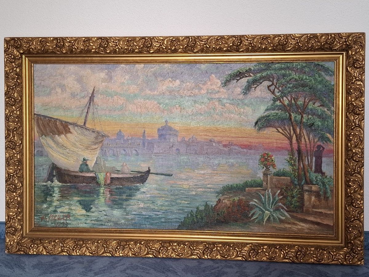 Dipinti: Oelgemaelde Venedig H.Keller 1933 – Usato da Tuttwil venduto da jus_c9sj