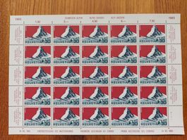 Postfrisch, gültige Schweizer Frankatur, Briefmarkenbogen