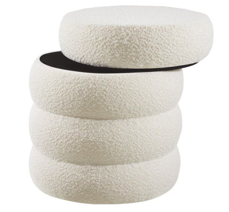 Sgabelli: Lot de 2 tabourets / poufs velours avec coffre – Nuovo e nell'imballaggio originale da Genève venduto da jake90 1