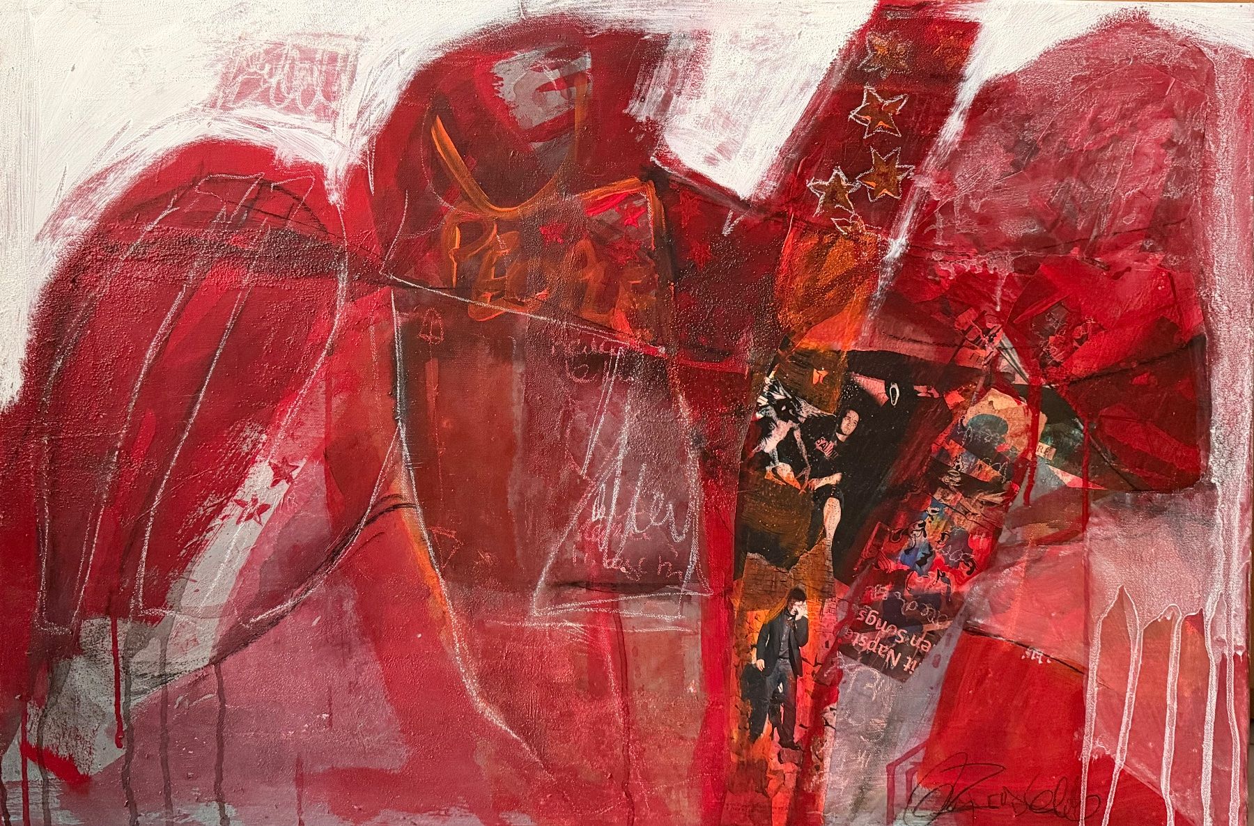 Dipinti: ORIGINAL ****Acryl Bild 60x90 UNiKAT, – Nuovo (secondo la descrizione) da Embrach venduto da gaby004