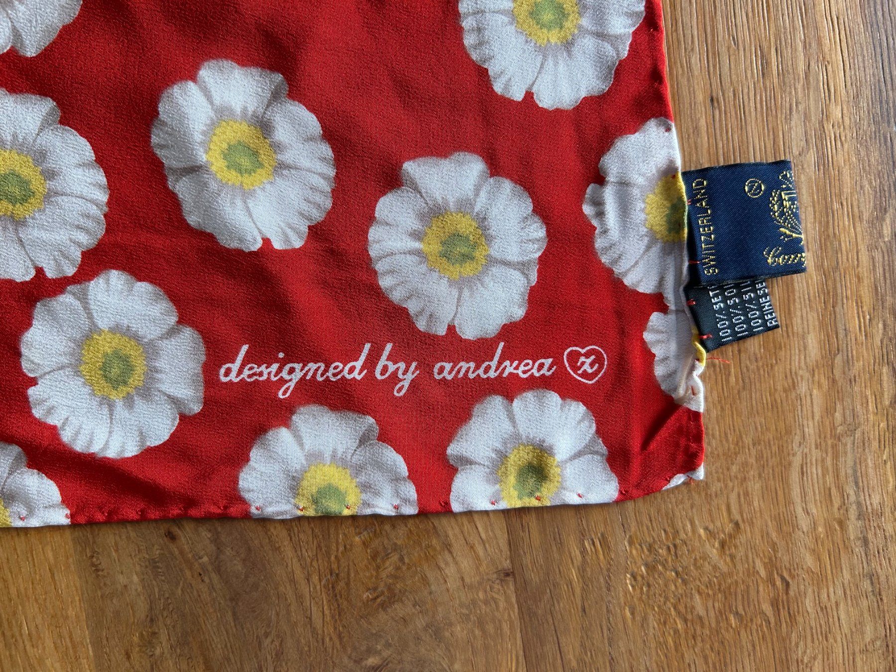 Foulards, Tücher & Schals: Seidenschal designed by andrea – Neu (gemäss Beschreibung) aus Binningen von Kilini 1