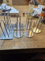 Metall Ständer 6 Stk. für Notizen oder Karten 14cm (S1)