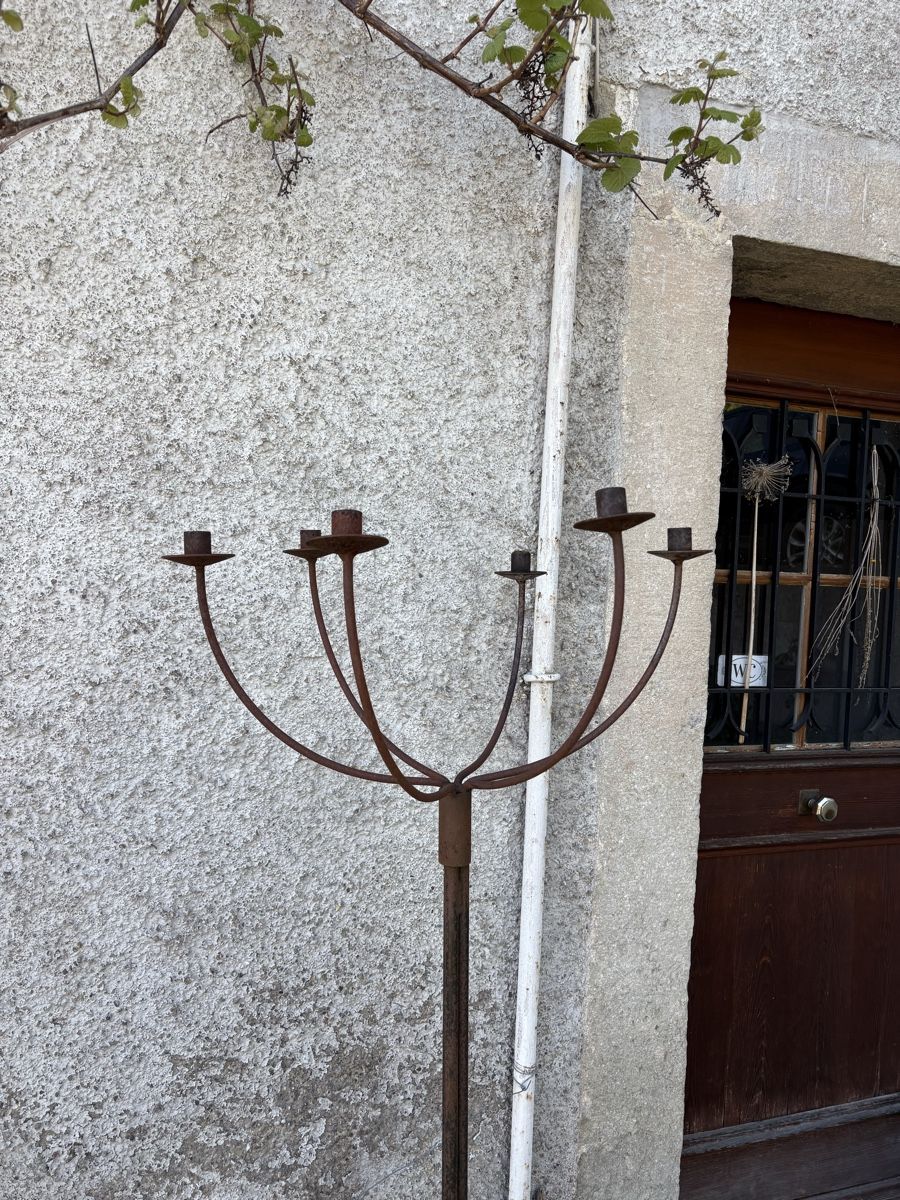 Portacandele: Kerzenständer Metall Rostig Garten – Usato da Zufikon venduto da ogg_r2jt 1