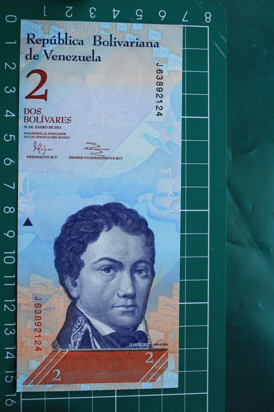 Banknoten: banknote venezuela 2 bolivares 2012 – Neu (gemäss Beschreibung) aus Laupen BE von Gufi57
