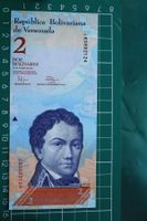 banknote venezuela 2 bolivares 2012
