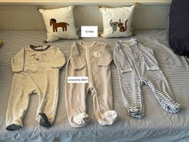 3 Pyjamas de 12 mois, Laranjinha et autres