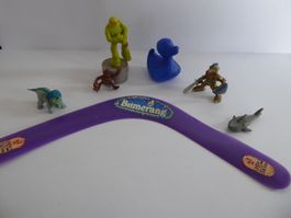 Figur Badenete, Turlte, Wildtiere, Affe, Ritter, Bumerang