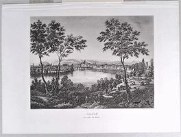 Basel   Aquatinta Winterlin selten
