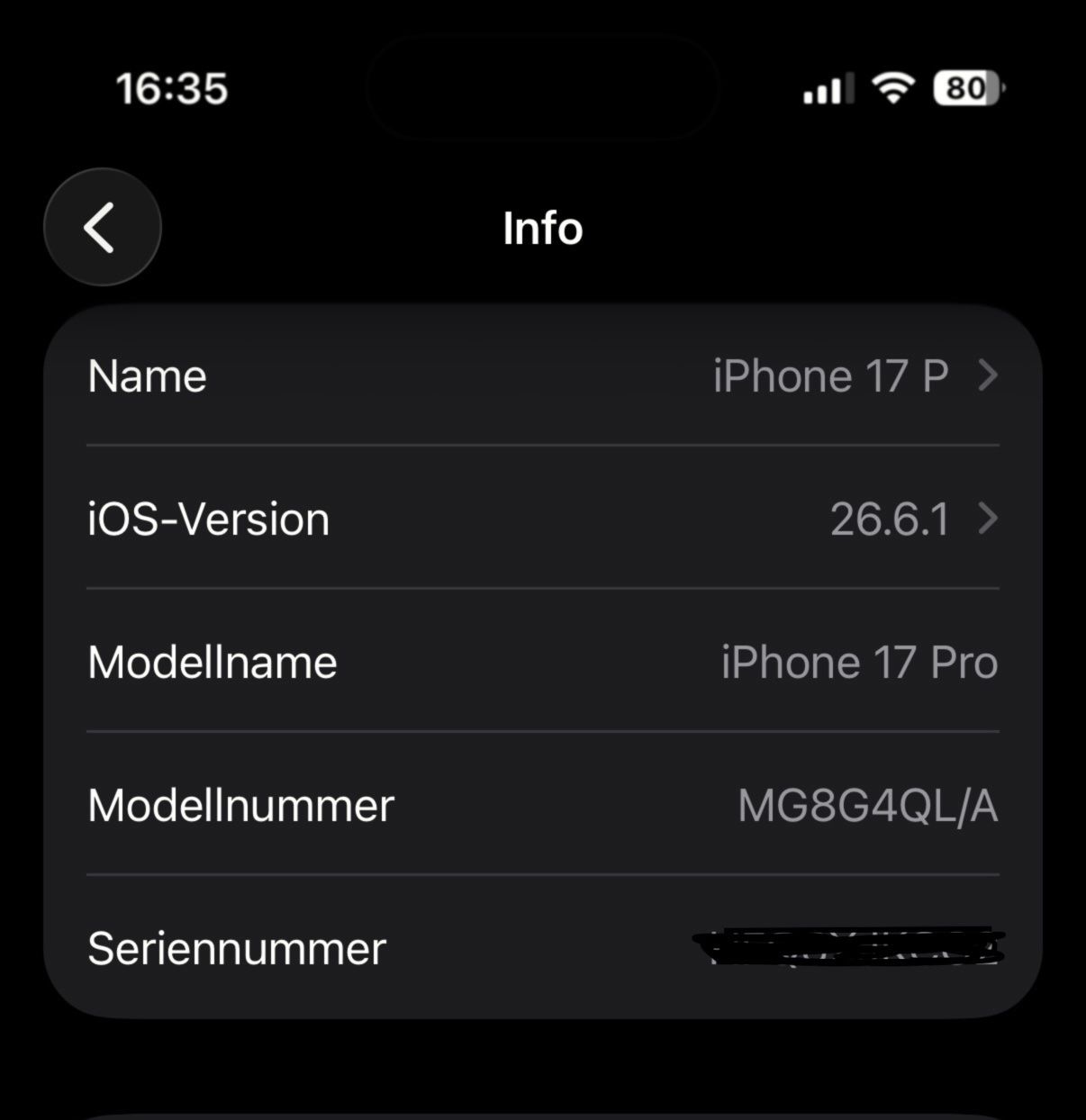 Apple Handys / Smartphones: Apple iPhone 17 Pro 256 GB, Silber, noch neu – Neu (gemäss Beschreibung) aus Affoltern am Albis von Sspiridon 7