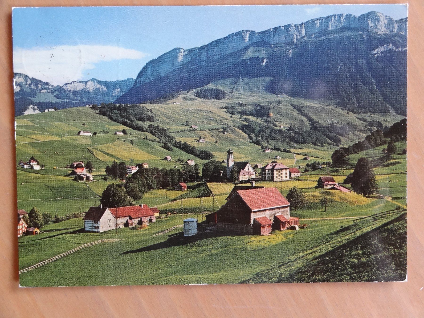 Cartoline postali: Schwende mit Alpsiegel - 1983 – Usato da St Léonard venduto da Riglin