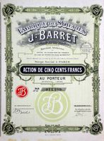 Fabrique de Soieries J. Barret, Paris - 1929