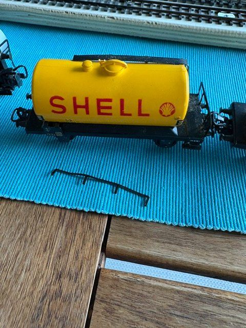 Märklin Modellini di ferrovie: Märklin DB Güterzug gemischt 5.-teilig – Usato da Frenkendorf venduto da HampeFrenk 4