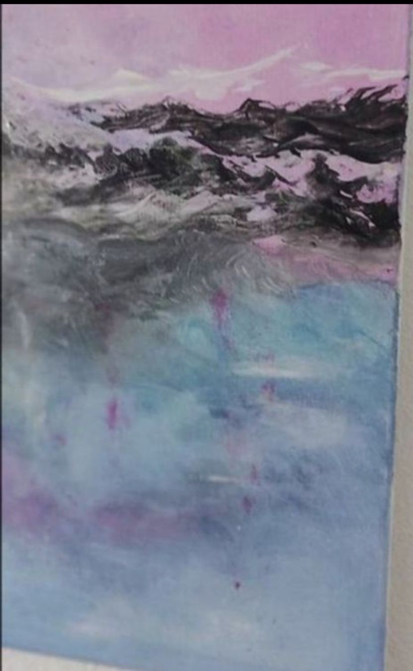 Dipinti: Gemälde Berg am See handmade 40×50 – Nuovo (secondo la descrizione) da Riehen venduto da Steinbock1970 4