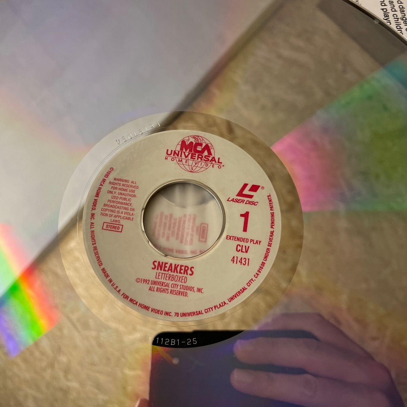 Tutti i DVDs: Sneakers - LASER DISC - Englisch Original – Usato da Stans venduto da Brode 2