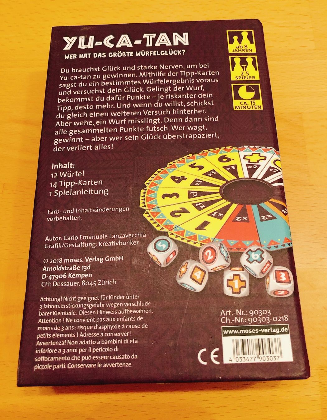 Spiele: Spiel Yu-ca-tan / 2 - 5 Spieler – Gebraucht aus Muttenz von denise06 1