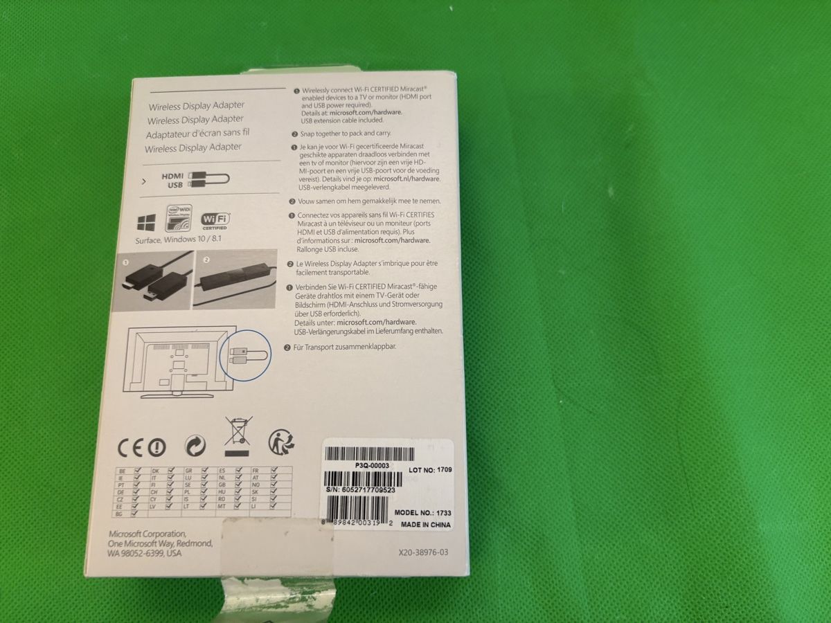 Microsoft Adapter: Microsoft Wireless Display Adapter Modell 1733 gebraucht – Gebraucht aus Kilchberg ZH von bionicdog 2