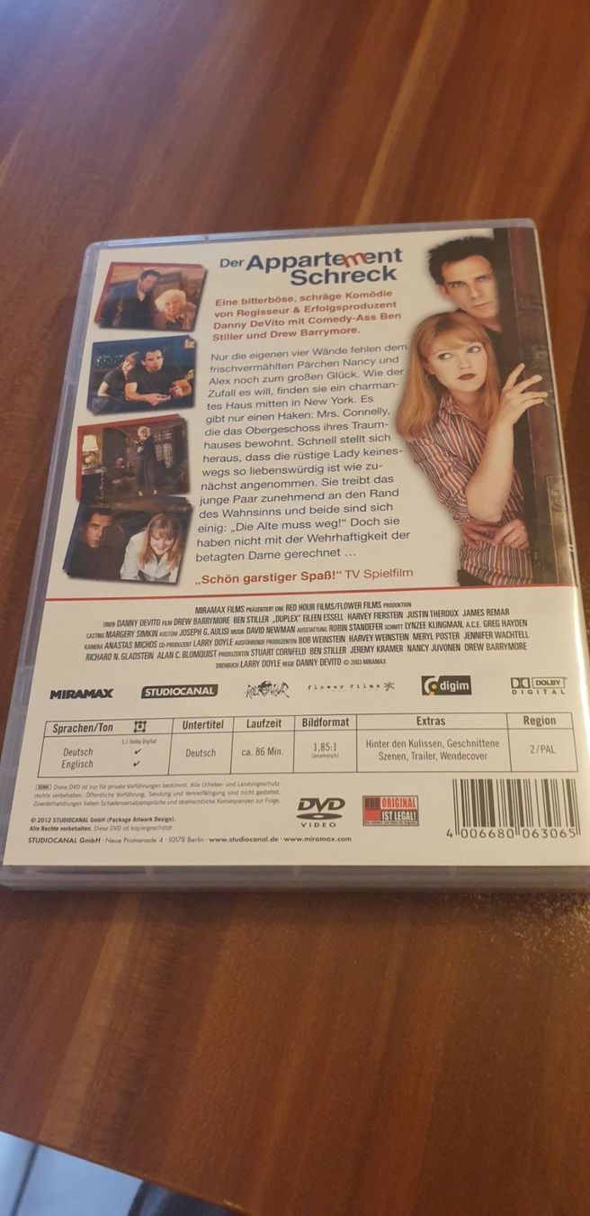 Alle DVDs: Der Appartement Schreck – Gebraucht aus Wattenwil von Mage66 1