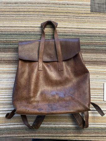 Hirschleder Rucksack TURA - CERVO VOLANTE